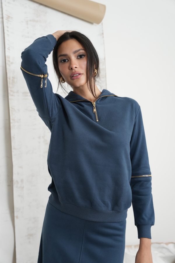 Zipper Sweatshirt